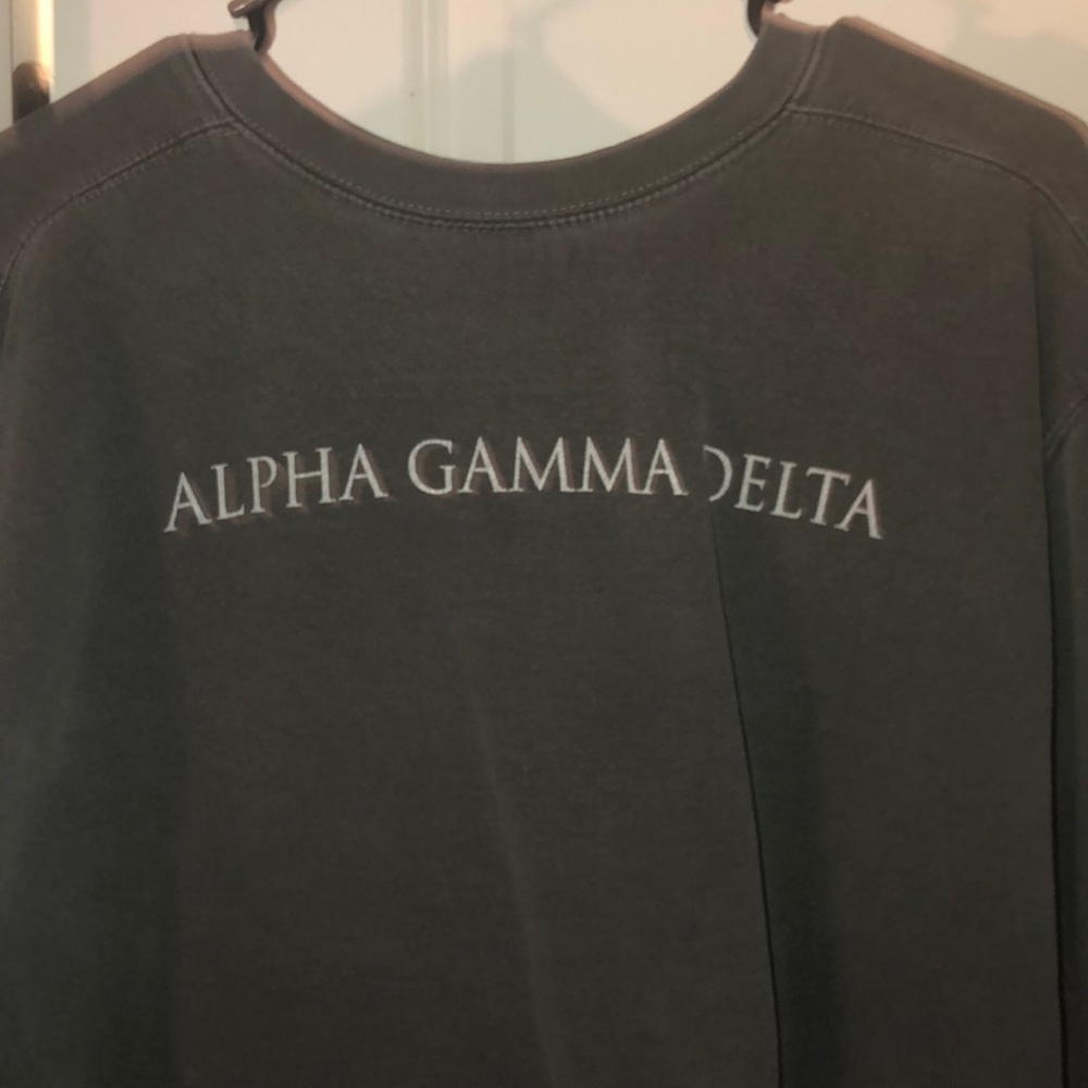 Alpha Gamma Delta Crest Crewneck